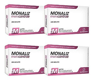 6x Monaliz Meu Controle (6x 30 comprimidos) - Sanibrás - Inibidor de  Apetite - Magazine Luiza