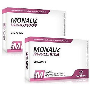 MONALIZ MEU CONTROLE (30 CAPS) – 2 UNIDADES – Trem Da Saúde