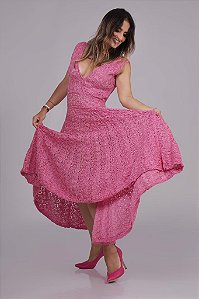 VESTIDO ROSA - GALERIA DO TRICO
