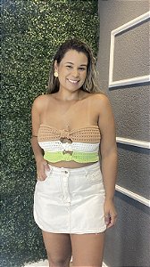 Top Nó Nude/off/lima