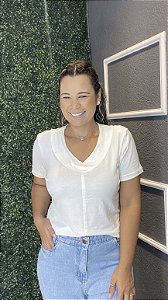 Blusa V branca