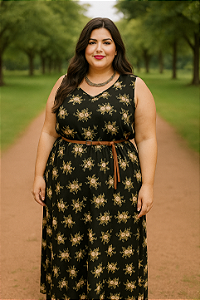VESTIDO ESTAMPADO PLUS SIZE