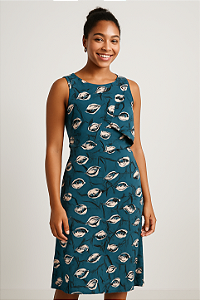 VESTIDO ESTAMPADO AZUL MARIA FILÓ
