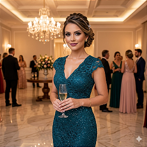 VESTIDO VERDE MUSGO