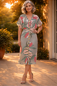 VESTIDO ESTAMPADO MARIA FILÓ