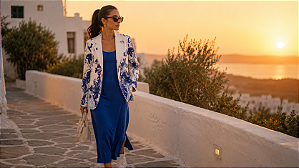 BLAZER AZUL E BRANCO BFLY