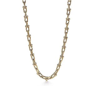 COLAR FERRADURA BANHADO A OURO TAM M