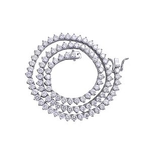 RIVIERA TRADICIONAL BANHADA A RÓDIO BRANCO 3MM | 3 PONTAS