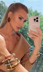 BRACELETE PREGO G OURO