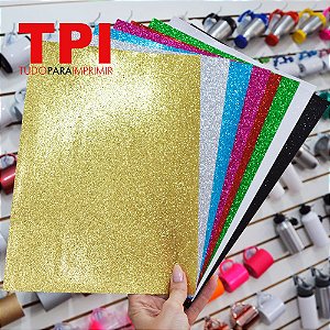 Papel Glitter A4 180g 10fls