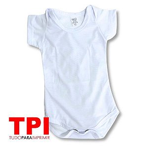 Body Liso Manga Curta Branco Infantil