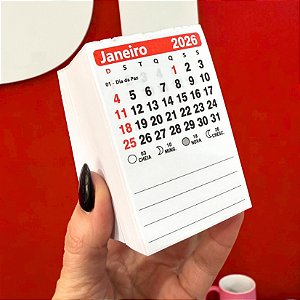 Refil Calendário com Lembrete - Pct c/50 un