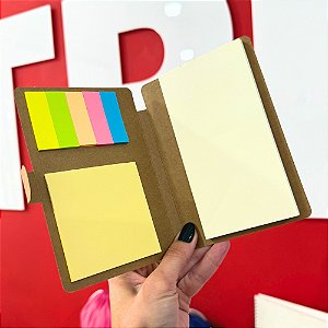 Bloco de Anotações com Autoadesivos