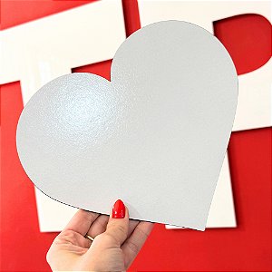 Placa Coração em MDF para Sublimação – 20x23cm - Ref 620