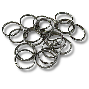 Argola para Chaveiro 22mm – Pacote com 50 Unidades
