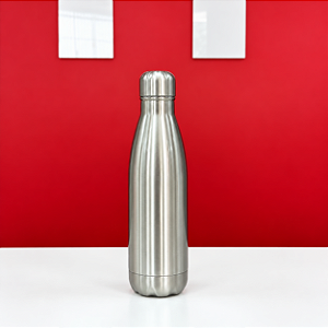 Garrafa Inox Cola Térmica Prata 500ml - Ref 1963- LiveSub