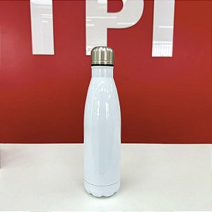 Garrafa Inox Cola Térmica Branca -500ml - Ref. 3018 - LiveSub