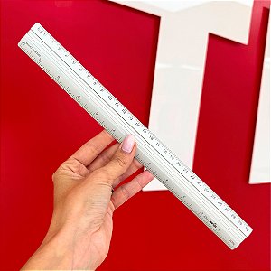 Régua de Alumínio 30cm - Leonora