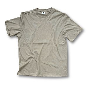 Camiseta Algodão Bege Adulto
