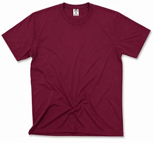 Camiseta Algodão Bordô Adulto