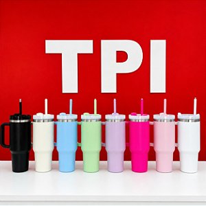 Copo Térmico com Canudo  - 1200ml - para Laser e DTF