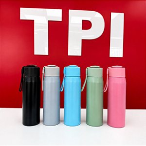 Garrafa de Alumínio com Alça de Silicone 600ml - para Laser e DTF