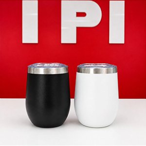 Copo Térmico com Tampa -  350ml  - Modelo Cuia  - JKB