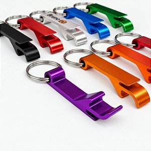 Chaveiro Abridor de Metal Slim Modelo Pé de Galinha - Unidade  -Ref. 9812024