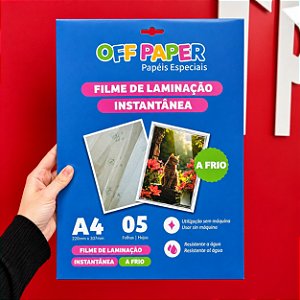 Filme de Laminação Instantânea - Pct com 5 folhas