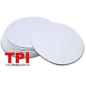 Mouse Pad Redondo Soldado -  para Sublimação - Pct com 10