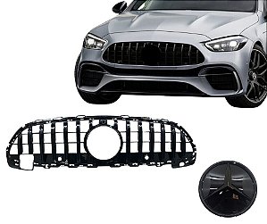 Kit Grade Mercedes e Emblema All Black W206 Classe C 2022+