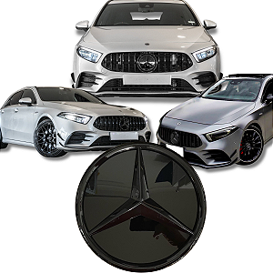 Logo Emblema Acrílico All Black Mercedes W177 2019 2020+
