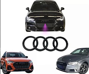 Emblema Logo Preto Grade Audi A1 A3 A4 A5 S3 Q3 Q5
