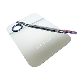 Placa e Espátula em Aço Inox - Macrilan