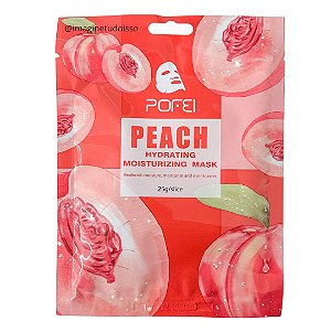 Máscara Facial de Tecido Hydrating Moisturizing Mask Peach - Pofei