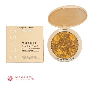 Bronzer e Iluminador Marmorizado Marble Essence Glass (COR Royalty) - Ruby Rose
