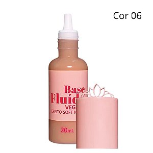 Base Fluída Vegana Efeito Soft Matte (COR 06) - Miss Lary