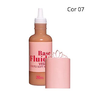 Base Fluída Vegana Efeito Soft Matte (COR 07) - Miss Lary