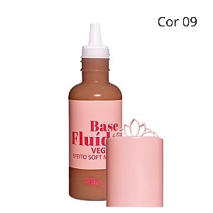 Base Fluída Vegana Efeito Soft Matte (COR 09) - Miss Lary