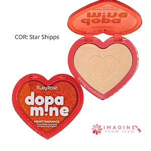 Iluminador Compacto Heart Radiance Dopamine (COR: Star Shipps) - Ruby Rose