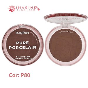 Pó Compacto Pure Porcelain (COR P80) - Ruby Rose