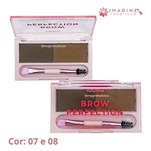 Sombra para Sobrancelhas Duo Brow Perfection (COR 07 e 08) - Ruby Rose
