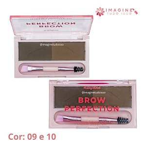 Sombra para Sobrancelhas Duo Brow Perfection (COR 09 e 10) - Ruby Rose