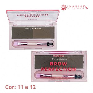 Sombra para Sobrancelhas Duo Brow Perfection (COR 11 e 12) - Ruby Rose