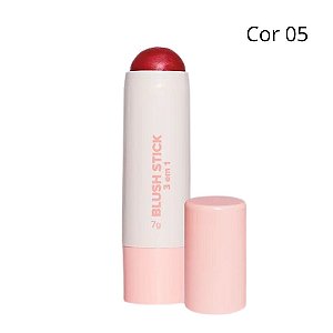 Blush Stick 3 em 1 Sombra, Batom e Blush (COR 05) - Miss Lary