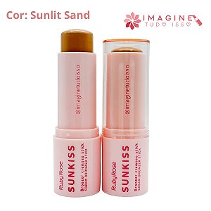 Bronzer Cremoso Stick Sunkiss (COR Sunlit Sand) - Ruby Rose