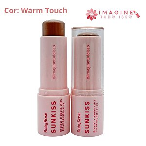 Bronzer Cremoso Stick Sunkiss (COR Warm Touch) - Ruby Rose