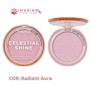 Iluminador Compacto Celestial Shine (COR Radiant Aura) - Ruby Rose