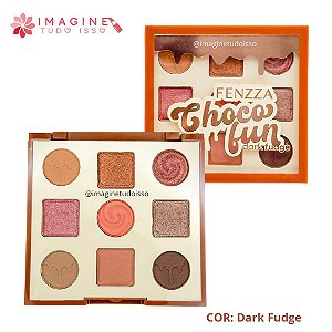 Paleta de Sombras Choco Fun (COR Dark Fudge) - Fenzza