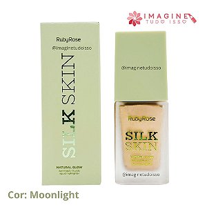 Iluminador Líquido Natural Glow Silk Skin (Cor Moonlight) - Ruby Rose